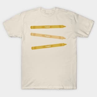 Yellow Haldi Crayons T-Shirt